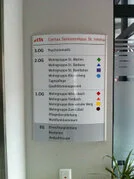 Wegeleitsystem Caritas